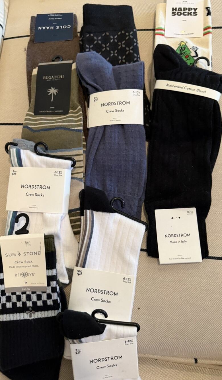 10 Pairs Men's Socks Dress Casual Designer NEW